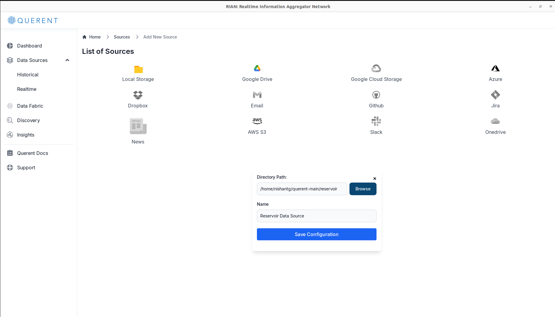 r!an dashboard